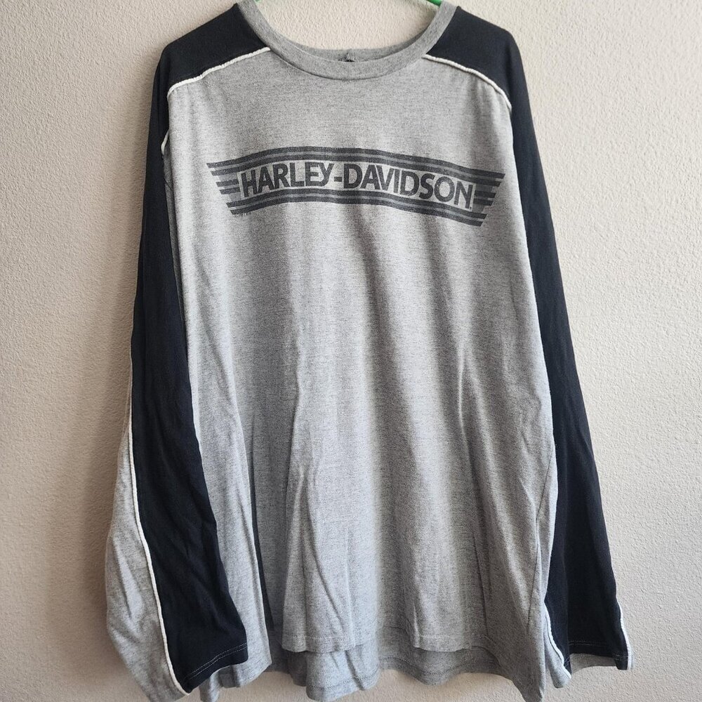 Harley-Davidson Shirt Mens Extra Large Long Sleeve Great Lakes Eagle 2007